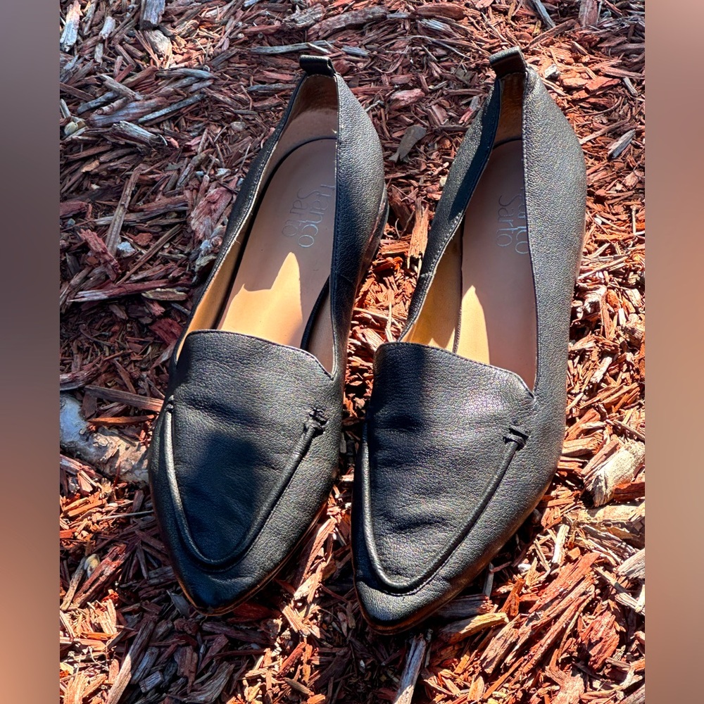 Black Leather Loafers